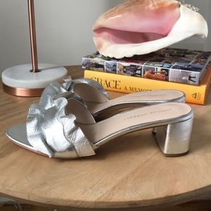 Loeffler Randall silver heel